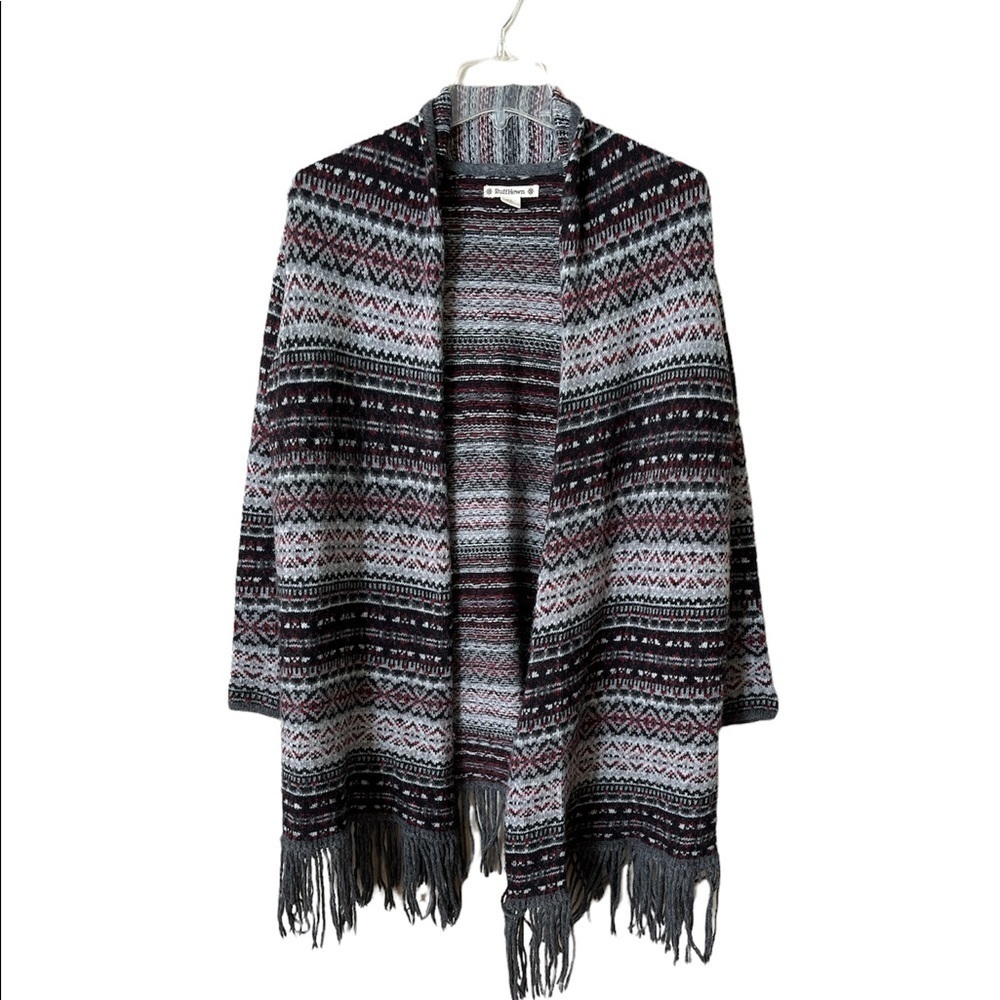 Ruff Hewn Open Cardigan Wool Alpaca Mohair Blend size Petite Large